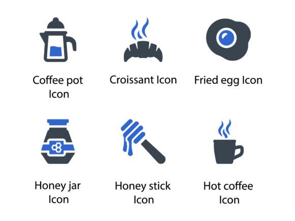 Breakfast Icon Set 3: Elegant Design for Every Project