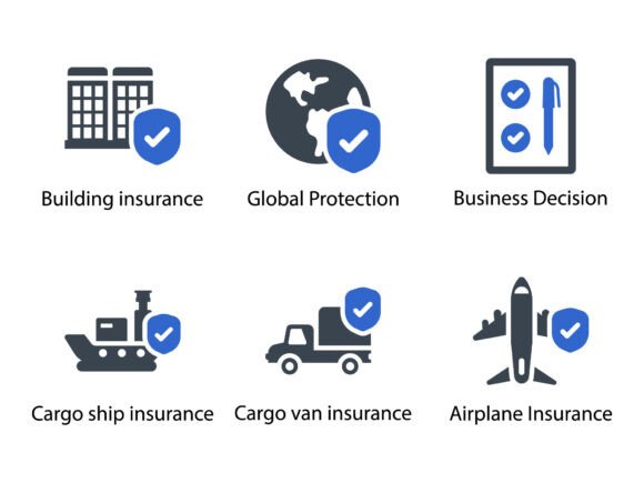 Business Insurance Icon Set 4: A Versatile Resource for Designers and Businesses