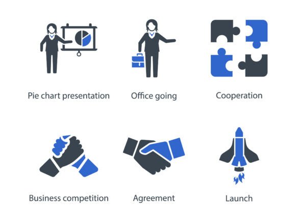 Business Management Icon Set 18