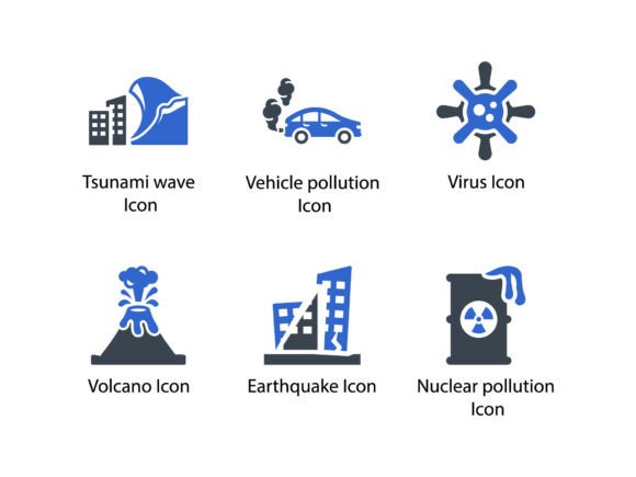 Climate Change Icon Set 6: A Versatile Tool for Modern Design