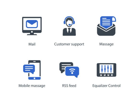 Communication Icon Set 3: Essential Design Tools