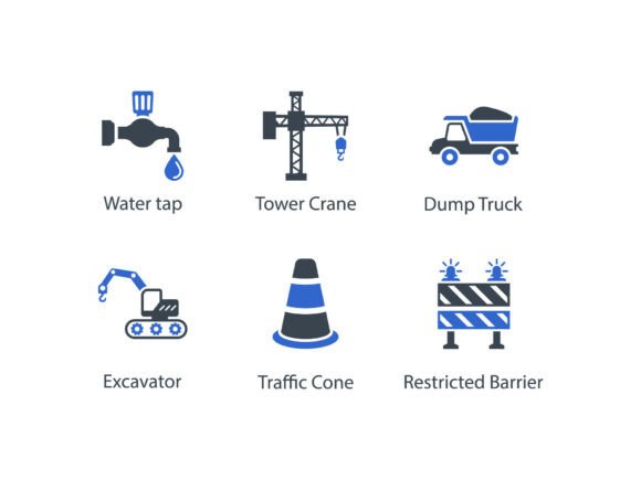 Construction Icon Set 4: A Comprehensive Design Resource for Modern Projects
