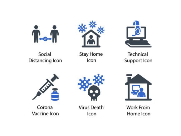 Corona Virus Icon Set 3: A Comprehensive Design Tool for Modern Communication