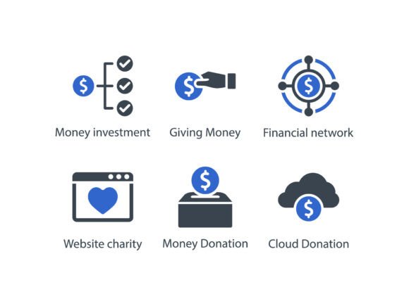 Crowd Funding Icon Set 4: A Versatile Tool for Modern Design Projects