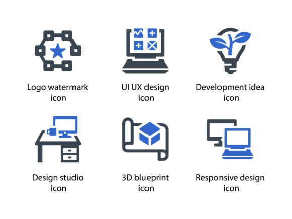 Design Creativity Icon Set 1: A Versatile Tool for Modern Designers