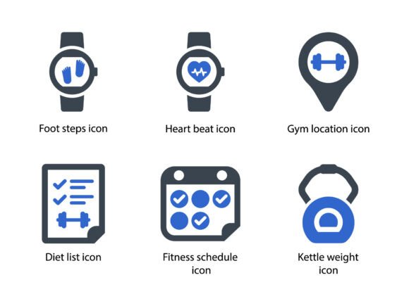Enhancing Visual Communication with Fitness Gym Icon Set 1