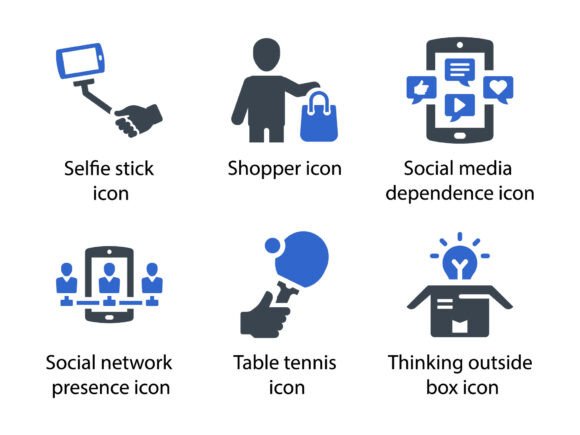 Exploring the Versatility of the Millennials Icon Set 4
