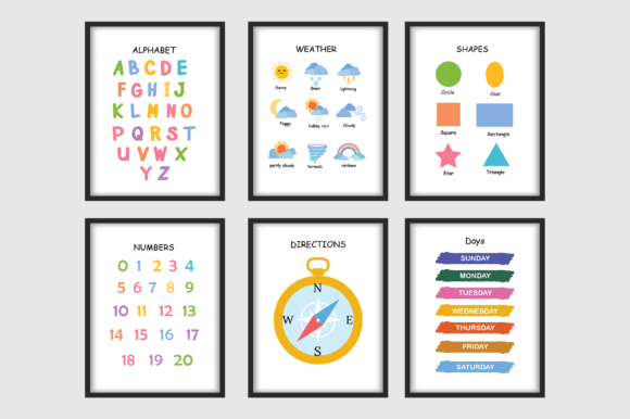 Fun Kids Educational Poster: A Must-Have for Learning at Home or in the Classroom