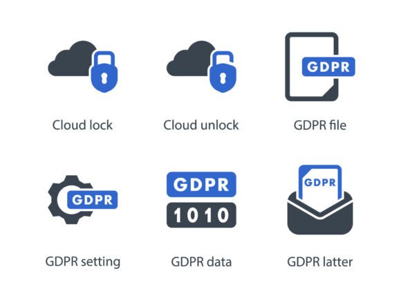 GDPR Icon Set 4: A Versatile and Professional Design Resource