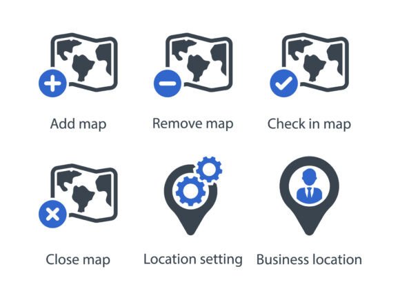 Location Icon Set 5: A Must-Have for Designers and Developers