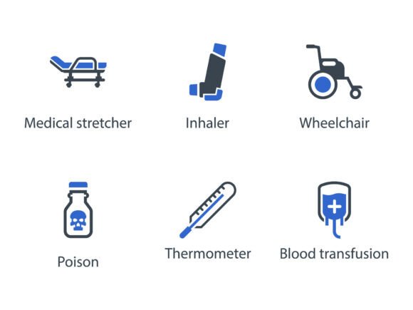 Medical Equipment Icon Set 2