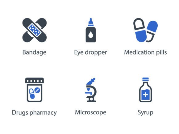 Medical Equipment Icon Set 3: A Versatile Resource for Designers and Professionals
