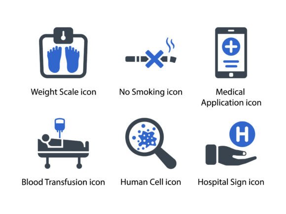 Medical Healthcare Icon Set 8: A Versatile Resource for Designers and Professionals
