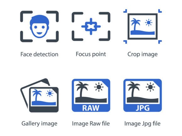 Photography Icon Set 5: A Versatile Tool for Designers and Developers