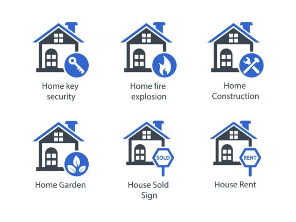 Real Estate Icon Set 3: Elegant Design for Every Project