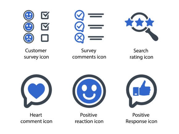 Review Feedback Icon Set 1: A Versatile Tool for Designers and Developers