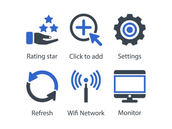 Social Messaging Productivity Icon Set 1: A Versatile Design Asset for Modern Projects